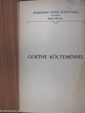 Goethe költeményei