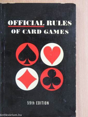 Official Rules of Card Games