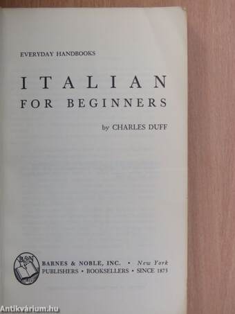 Italian for Beginners