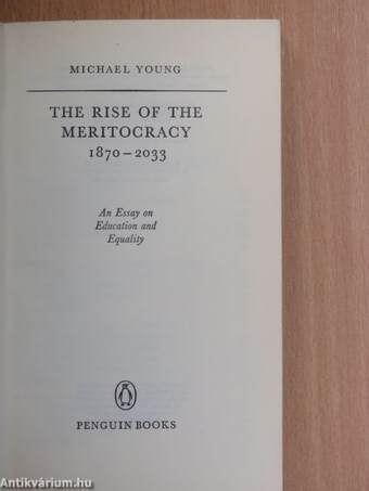 The Rise of the Meritocracy 1870-2033