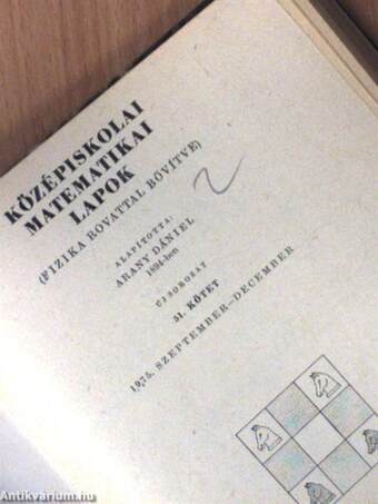 Középiskolai matematikai lapok 1975-1976. (fél évfolyamok)