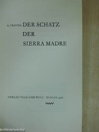 Der Schatz der Sierra Madre