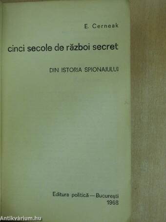 Cinci secole de razboi secret