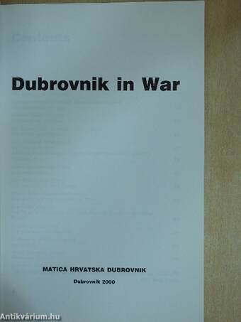 Dubrovnik in War