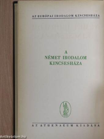 Az európai irodalom kincsesháza I-VI.