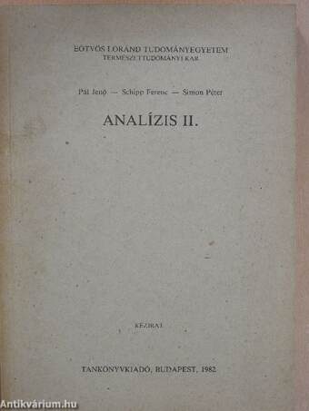 Analízis II.