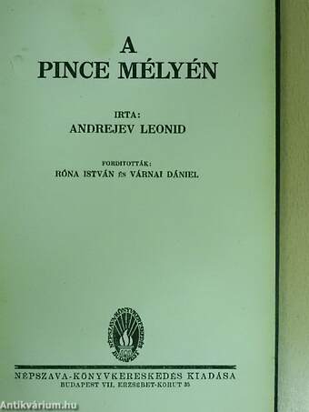 A pince mélyén