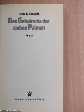 Das Geheimnis der sieben Palmen