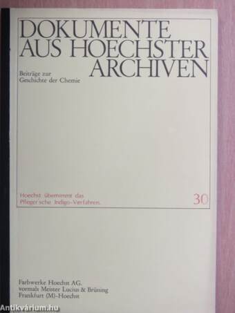 Dokumente aus Hoechster Archiven 30.
