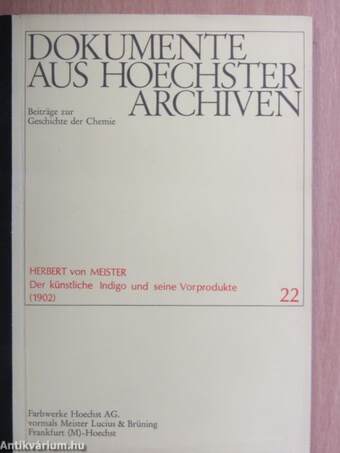 Dokumente aus Hoechster Archiven 22.