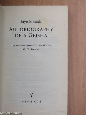 Autobiography of a Geisha