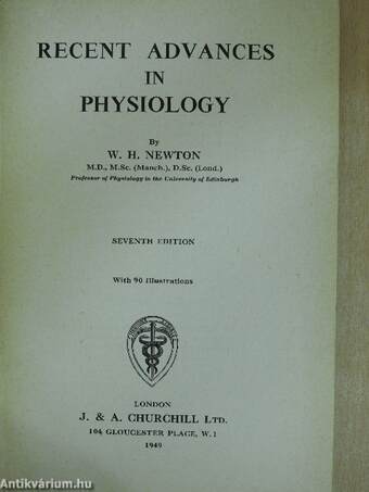 Recent Advances in Physiology