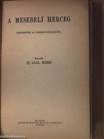 Vasárnapi emlékek/A mesebeli herceg/Nonni