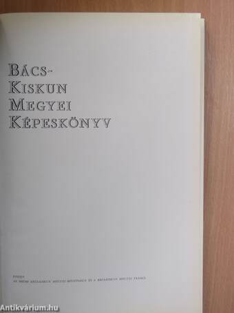 Bács-Kiskun megyei képeskönyv