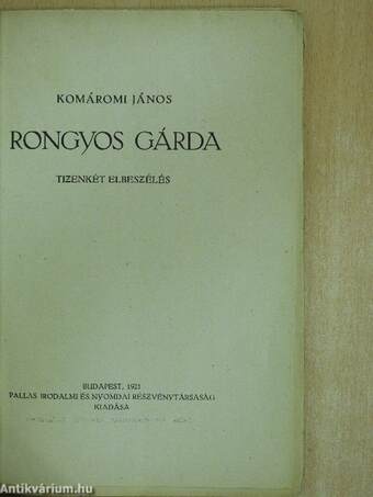 Rongyos gárda