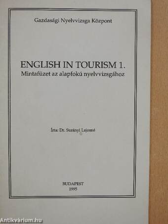 English in Tourism 1.