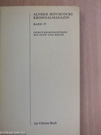 Alfred Hitchcocks Kriminalmagazin 57.