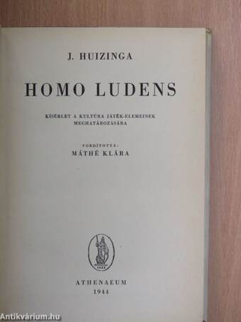 Homo Ludens