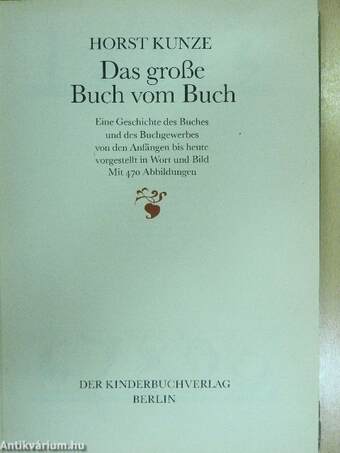 Das Große Buch vom Buch