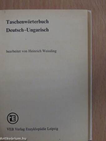 Taschenwörterbuch Deutsch-Ungarisch