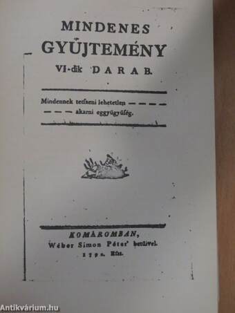 A Mindenes Gyűjtemény repertóriuma 1789-1792