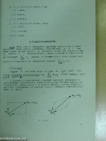 Analízis II. - Vektorok