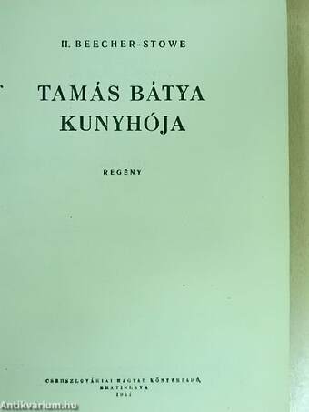 Tamás bátya kunyhója