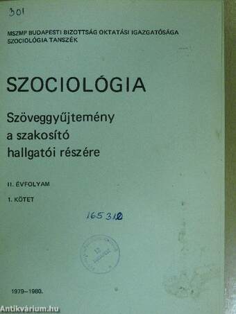 Szociológia II./I.