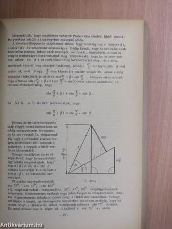 Tanári segédkönyv a gimnáziumok és szakközépiskolák III. osztályaiban a matematika tanításához