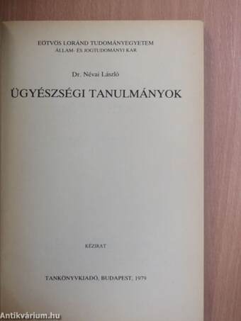 Ügyészségi tanulmányok