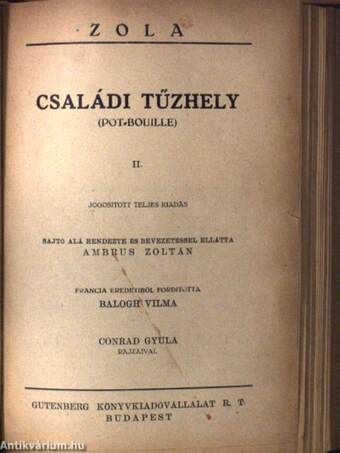 Családi tűzhely I-IV.