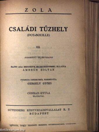 Családi tűzhely I-IV.