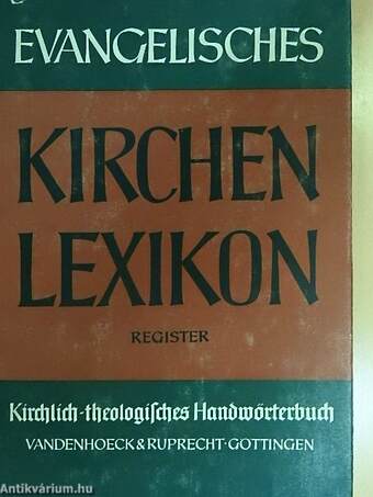 Evangelisches Kirchenlexikon IV.