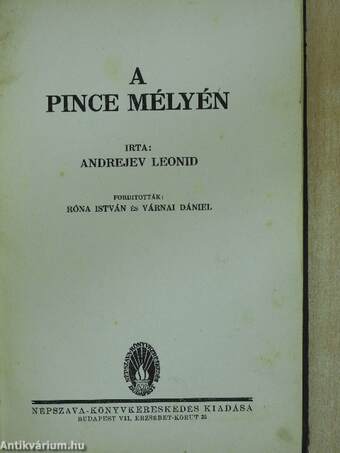 A pince mélyén