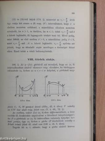 A differenciál- és integrálszámítás elemei I-II.