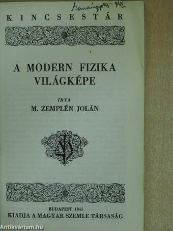 A modern fizika világképe