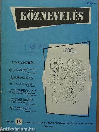 Köznevelés 1961. (nem teljes évfolyam)