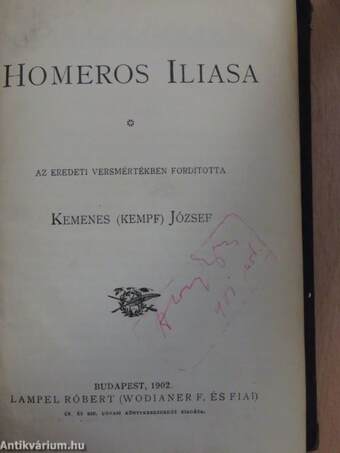 Homeros Iliasa