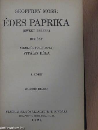 Édes paprika I-II.