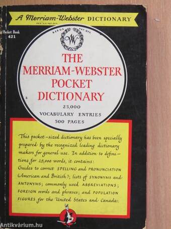 The Merriam-Webster Pocket Dictionary