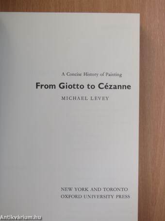 A Concise History of Painting from Giotto to Cézanne