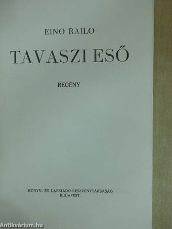 Tavaszi eső