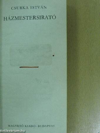 Házmestersirató I-II.