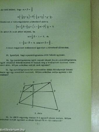 Matematika példatár III.