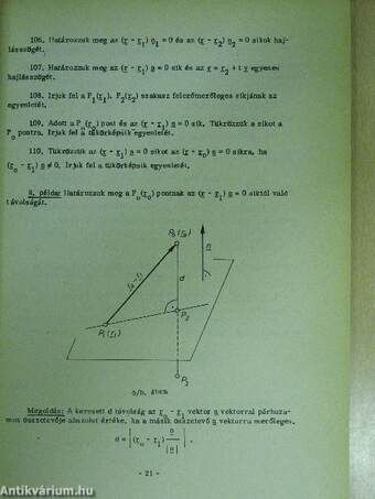 Matematika példatár III.