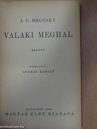 Valaki meghal