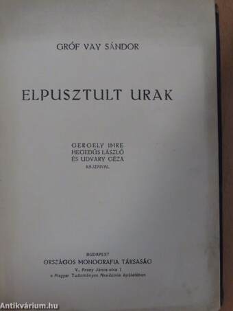 Elpusztult urak