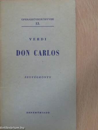 Verdi: Don Carlos