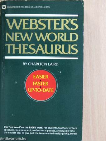 Webster's New World Thesaurus