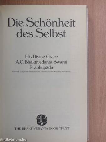 Die Schönheit des Selbst